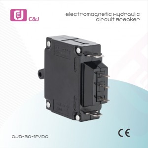 Best price 1P 10A DC65V Low Voltage Magnetic Electromagnetic hydraulic circuit breaker For Machine