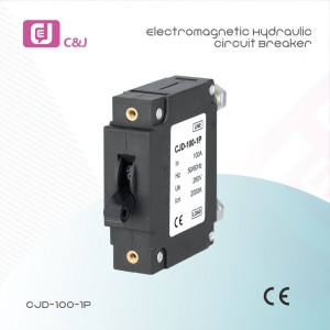 China Manufacturer 100A Bolt Plug Magnetic Hydraulic Electromagnetic circuit breaker