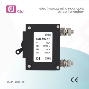 China Manufacturer 100A Bolt Plug Magnetic Hydraulic Electromagnetic circuit breaker