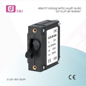High-Performance 250V 20A Bolt Plug Magnetic Electromagnetic hydraulic circuit breaker