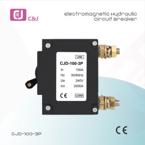 Manufacturer Price 3P 100A 240V Bolt Plug Magnetic Hydraulic Electromagnetic circuit breaker