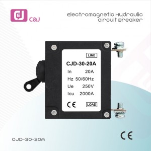 High-Performance 250V 20A Bolt Plug Magnetic Electromagnetic hydraulic circuit breaker