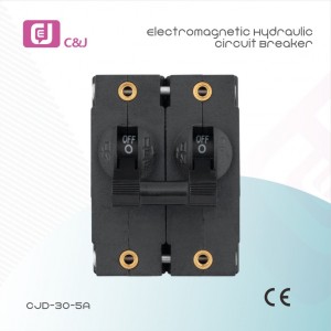 China Supplier 250V 5A Manual Resettable Electromagnetic hydraulic circuit breaker For Equipment