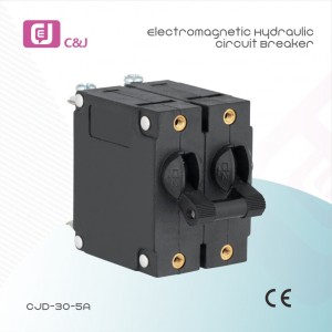 China Supplier 250V 5A Manual Resettable Electromagnetic hydraulic circuit breaker For Equipment