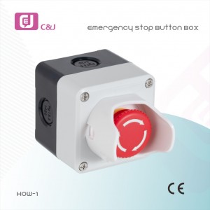High quality IP67 Waterproof Control Box Switch Plastic Switch Emergency Stop Push Button box