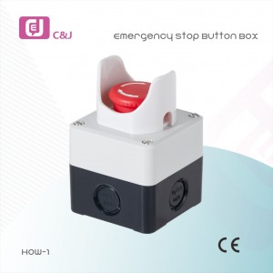High quality IP67 Waterproof Control Box Switch Plastic Switch Emergency Stop Push Button box
