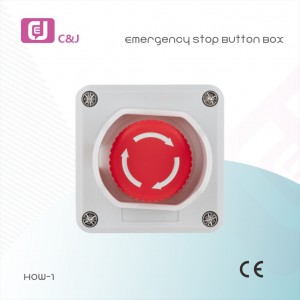 High quality IP67 Waterproof Control Box Switch Plastic Switch Emergency Stop Push Button box
