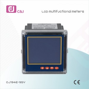 CJ194E-9SY 220V AC RS485 LCD Multifuctional Meters Power Meter