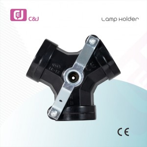 Best price DIY Lighting Fittings 3 Heads E27 Screw 3-Fork Lamp Holder
