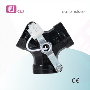 Best price DIY Lighting Fittings 3 Heads E27 Screw 3-Fork Lamp Holder
