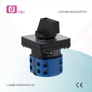 China Manufacturer LW28-20D040 20A Rotary Switch Electrical Universal Rotary Encoder Switch