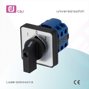 China Manufacturer LW28-20D040 20A Rotary Switch Electrical Universal Rotary Encoder Switch