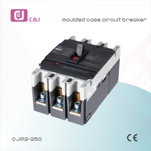 China Manufacturer CJM3-250 225A 35kA/25kA MCCB Moulded Case Circuit Breaker