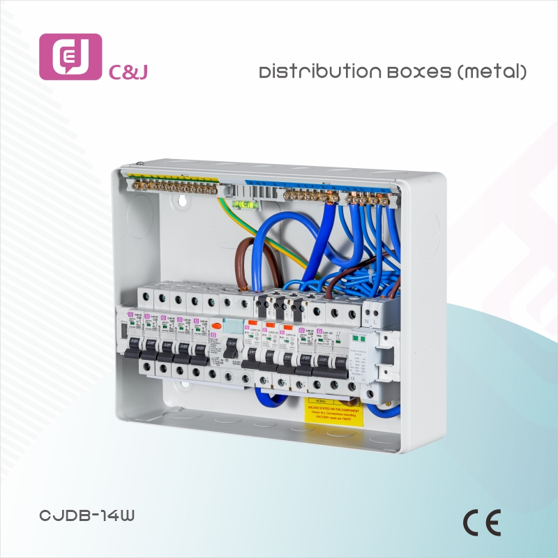 CJDB-14W Electrical Switch Metal Distribution Box for Power Supply
