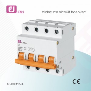 New DZ47 CJM9-63 3P C63 6kA AC Household Electricity MCB Miniature Circuit Breaker