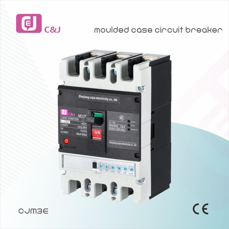 Cjm3e Series 400V 250AMP Adjustable Moulded Case Circuit Breaker MCCB
