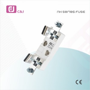 NH2 Bolt connecting fast fuse switch Square Ceramic Fuse with fuse holder