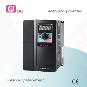 CE Certification Small Inverter Exporter - CJF300H-G7R5P011T4MD 7.5kw Three Phase 380V VFD High Performance Motor Drive Power Frequency Inverter  – C&J
