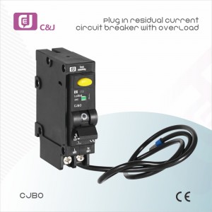 Plug in Type 1p+N 6/10ka Single Phase Earth Leakage Circuit Breaker RCBO