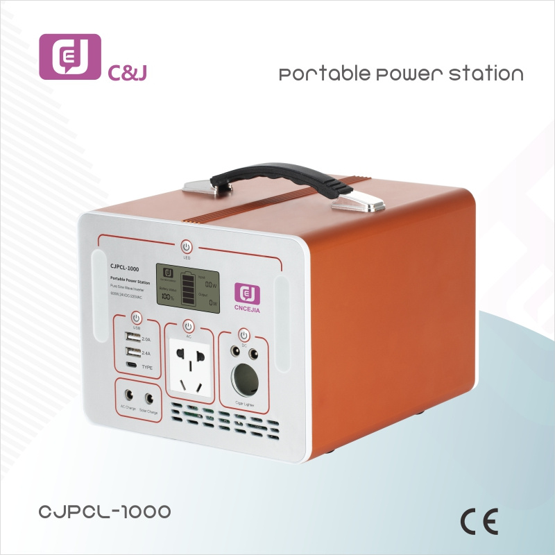 CE Certification Eco Portable Power Station Supplier - Portable Power Station CJPCL-1000  – C&J