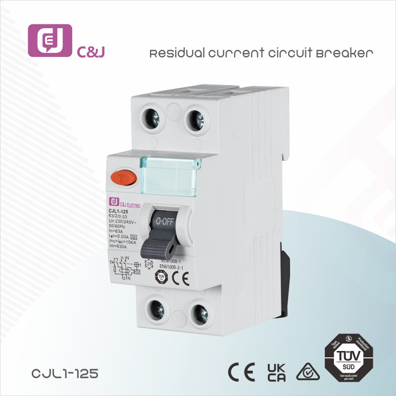 Residual Current Circuit Breaker CJL1-125 2P(RCCB) Featured Image