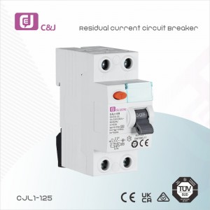 CJL1-125 RCBO Residual Current Circuit Breaker/Breaking RCCB 230/400 Short Circuit 1p+N 2p 30mA