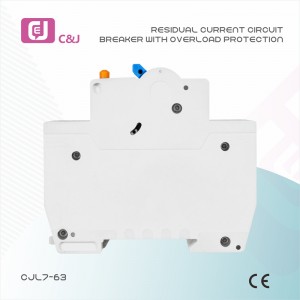 Residual Current Circuit Breaker With Overload Protection CJL7-63