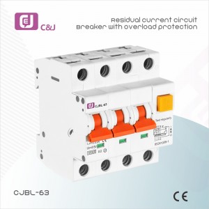 Best Price for CJBL Series Residual Current Protected Circuit Breaker MCCB 4poles 125AMP Moulded Case Circuit Breaker