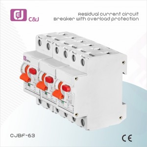 Residual Current Circuit Breaker  With overload protection CJBF-63 2P