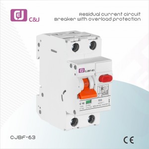 Good Quality C&J Brand Residual Current Operated Circuit Breaker 50/60Hz 5ka CE