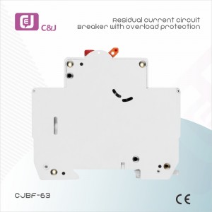 Residual Current Circuit Breaker  With overload protection CJBF-63 2P