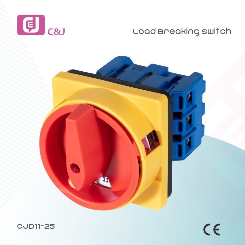 CJD11-25 2 Positions 6 terminals 25A Change-over switch /Isolator switch/rotary cam switch