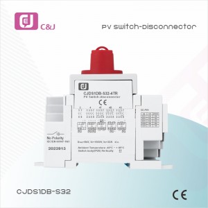 4p DIN Rail Mounted DC Isolator Switch Disconnector Used for Photovoltaic System Solar PV Disconnector Switch