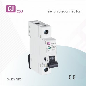 Reliable Supplier CJD1 Series 63A-2500A DC 1000V Disconnector Switch Load Break Isolating Switch