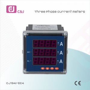 CJ194I-9X4 Smart Electric Measuring Instrument Three Phase Current Panel Meter