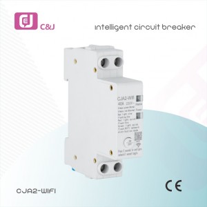China Manufacturer 40A WIFI Smart Circuit Breaker with Overload Short Circuit Protection MCB