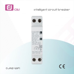 China Manufacturer 40A WIFI Smart Circuit Breaker with Overload Short Circuit Protection MCB