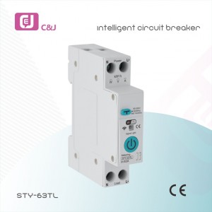 Hot Selling 1P+N Metering Type WiFi Smart Switch Energy Meter Circuit Breaker with leakage protection