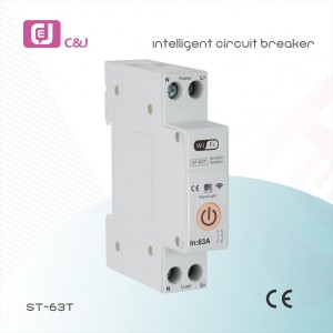 High-Performance 63A ON/OFF Type Zigbee/Tuya Intelligent Remote Control WiFi Smart MCB Switch
