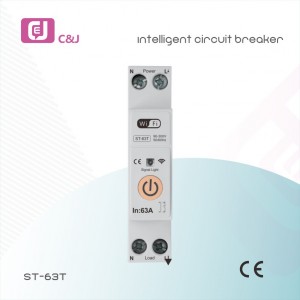High-Performance 63A ON/OFF Type Zigbee/Tuya Intelligent Remote Control WiFi Smart MCB Switch