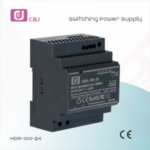 HDR-100-24 China Manufactory High Efficiency 100W DIN Rail SMPS Transformer Switching Power Supply