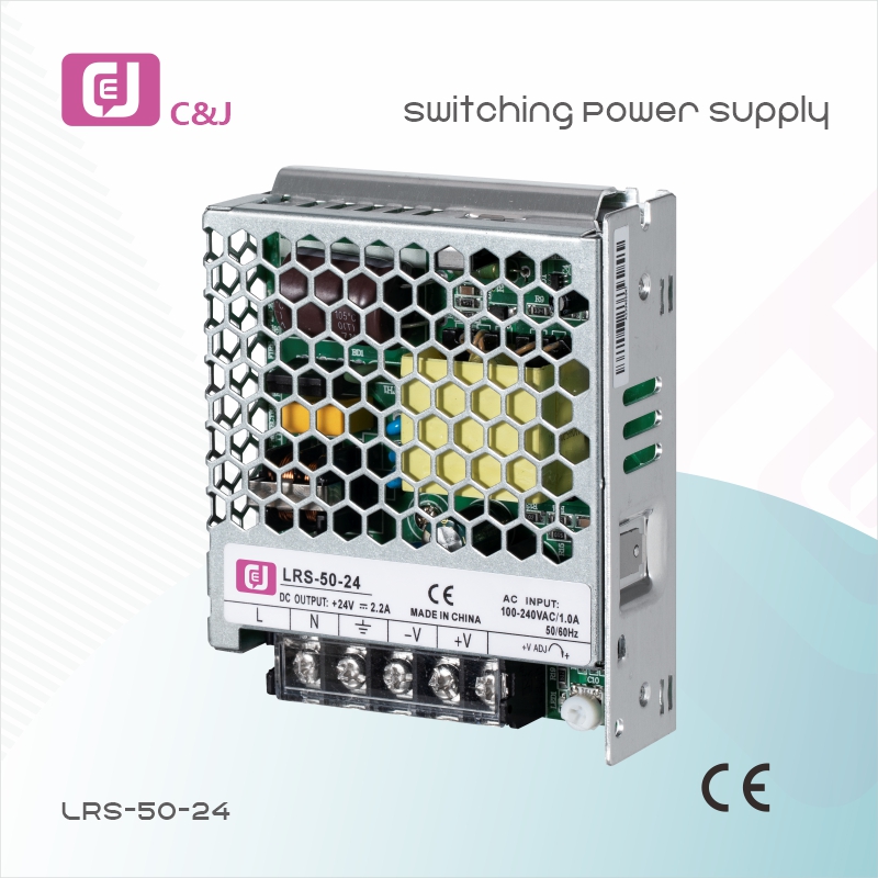 LRS-50-24 New Small High Efficiency Single Output LED Driver Industrial Switching Power Supply
