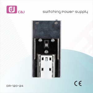 DR-120-24 New Style High Quality Single Output 480W 24V SMPS DIN Rail Switching Power Supply