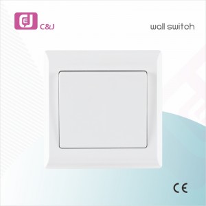 86x86mm single white PC Electrical home wall switch
