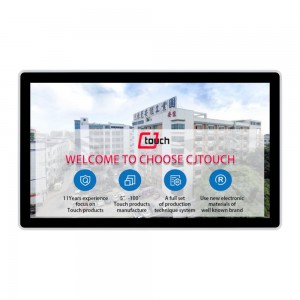 32inch Pcap Capacitive Touch Screen Monitor With Led Lights Using For Gaming Business