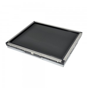 ኢኮኖሚያዊ IP65 ጠፍጣፋ 19 ኢንች SAW የንክኪ ማያ ገጽ ማሳያ ለPOS ስርዓት ተርሚናል ዲሲ 12 ቪ LCD Touch ማሳያ