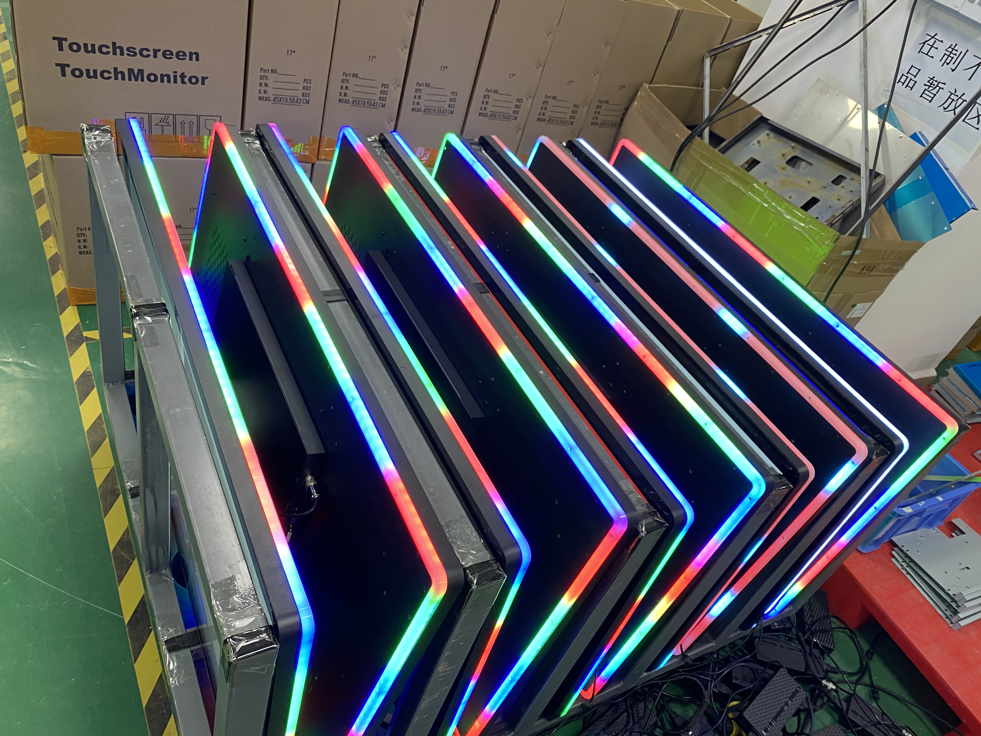 Touch Monitor Ka Leseli la LED
