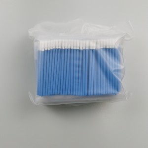 743 Double Knitted Industrial Use Dacron Cleaning Swabs Q Tips PP Stick Cleanroom Polyester Swab