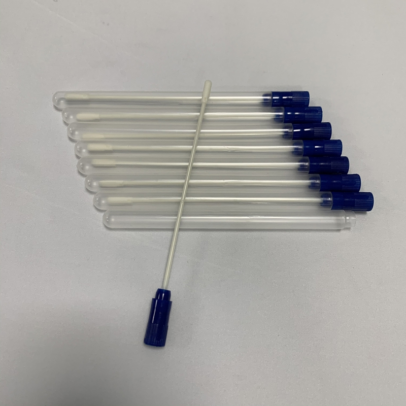 Manufacturer of  Swab Test Negative Result Sample - Manufacturer Direct Medical Use EO Sterile Sample Collection Kit Foam Swab and ABS Stick VTM Kit – Kangfutai