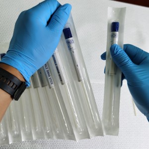 Disposable EO Sterile Medical Foam Swab Oral Virus Sample Collection Kit